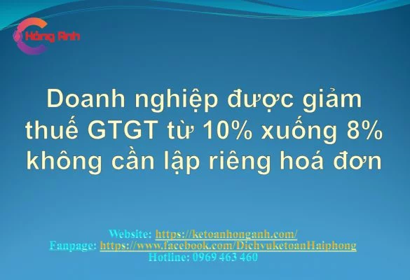 Nghị định 41 sửa đổi hoá đơn chứng từ giảm thuế suất